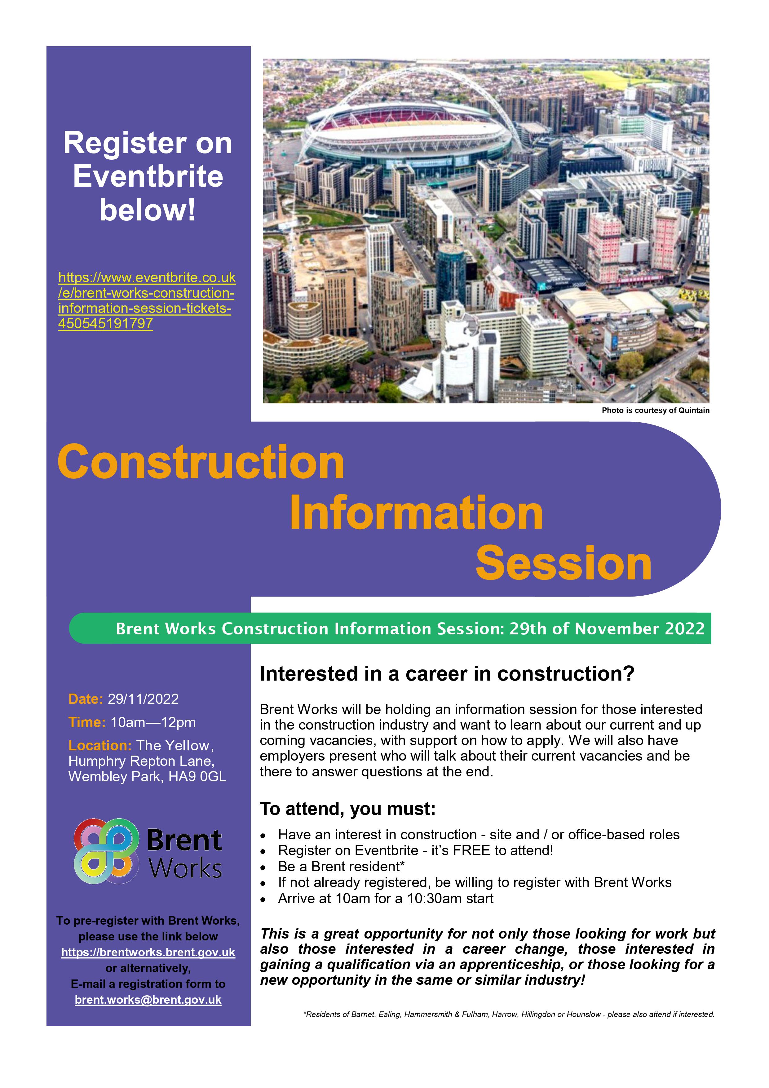 Brent Works Constuction Information Session Image